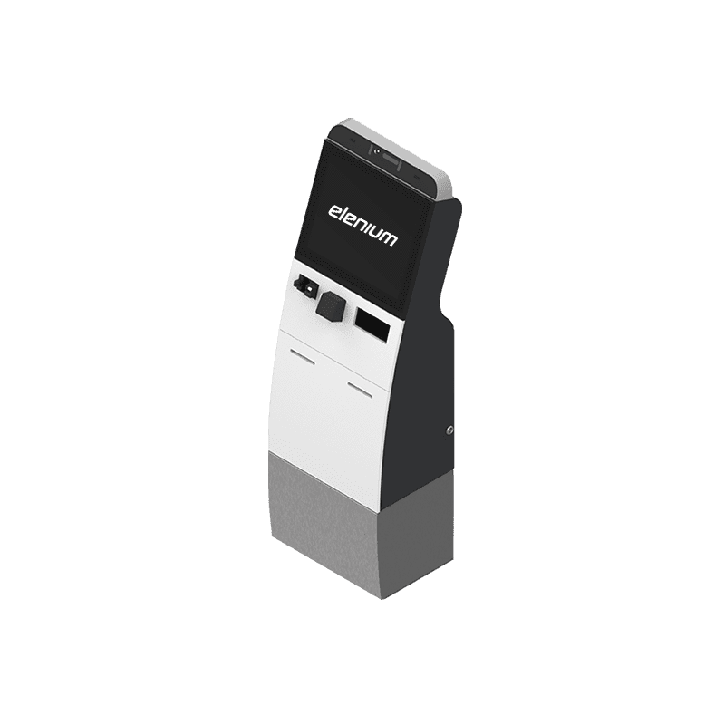 elenium self-service y-type fixed kiosk render